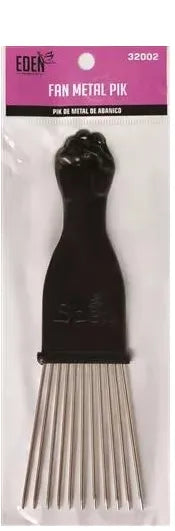 Eden: Fan Metal Fist Hair Pik - Small