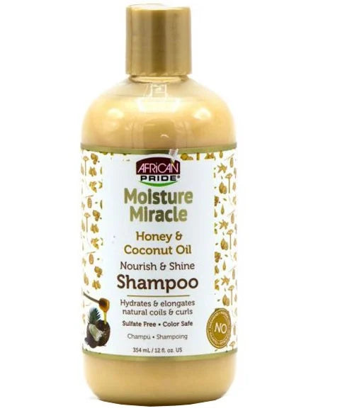 African Pride Moisture Miracle Honey And Coconut Oil Shampoo