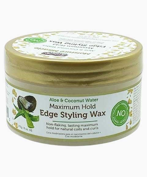 African Pride Moisture Miracle Aloe And Coconut Water Maximum Hold Edge Styling Wax