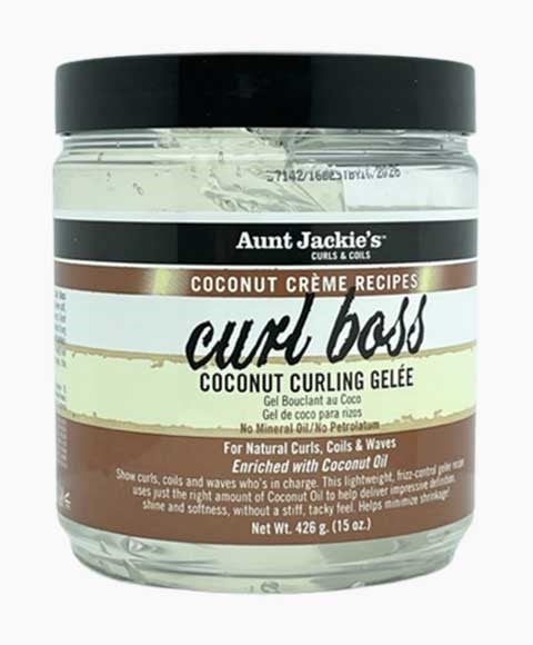 Aunt Jackies Curl Boss Coconut Curling Gelee