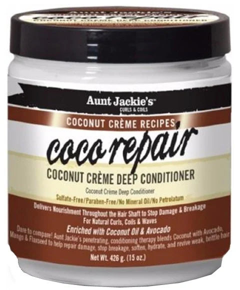 Aunt Jackies Coco Repair Coconut Creme Deep Conditioner