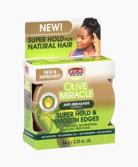 African Pride Olive Miracle Silky Smooth Edges