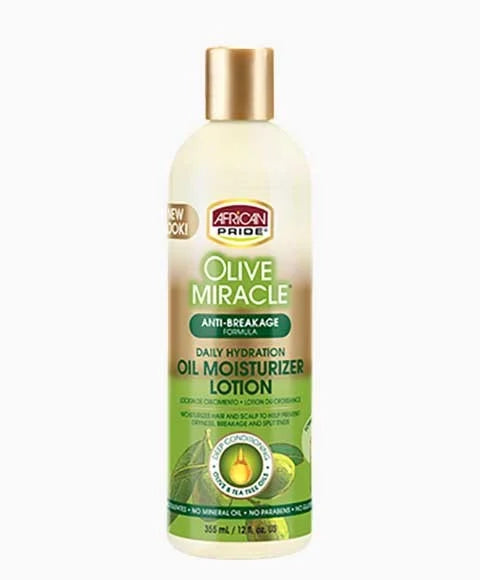 African Pride Olive Miracle Maximum Strengthening Moisturizer Lotion