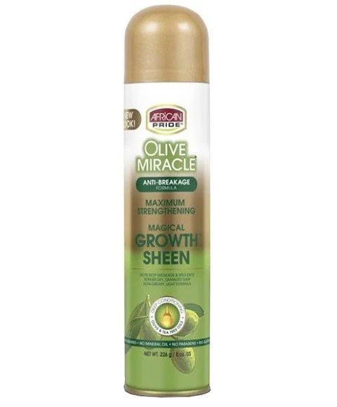 African Pride Olive Miracle Anti Breakage Formula Maximum Strengthening Growth Sheen