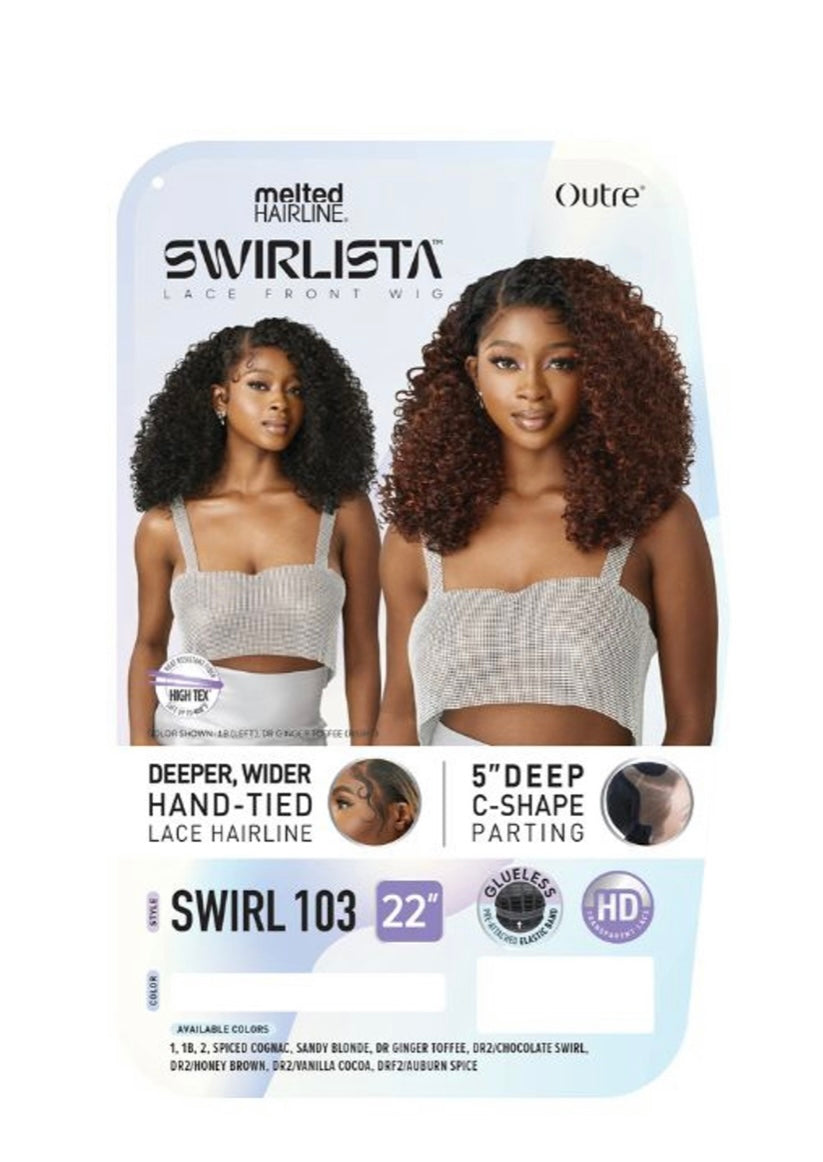 Melted Hairline Swirlista - Swirl 103