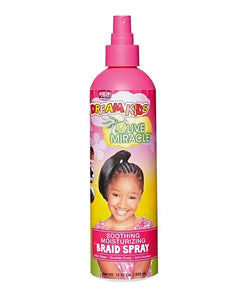 African Pride Dream Kids Olive Miracle Soothing Detangling Braid Spray