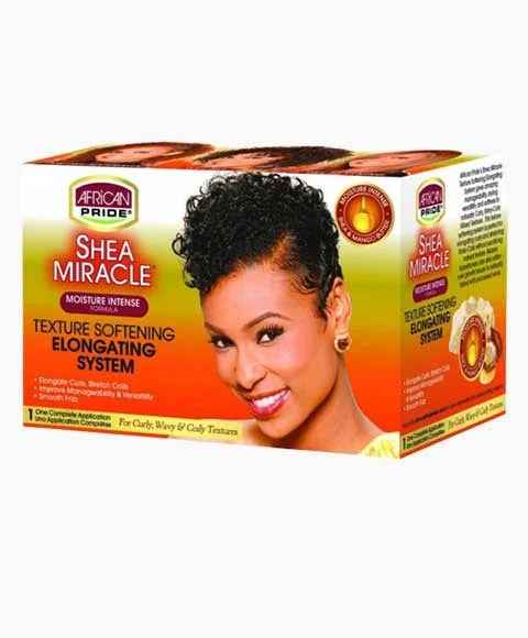 African Pride Shea Butter Miracle Texture Softening Elongating System