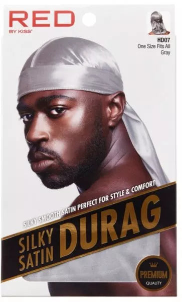 RED By Kiss: Silky Satin Durag - Gray