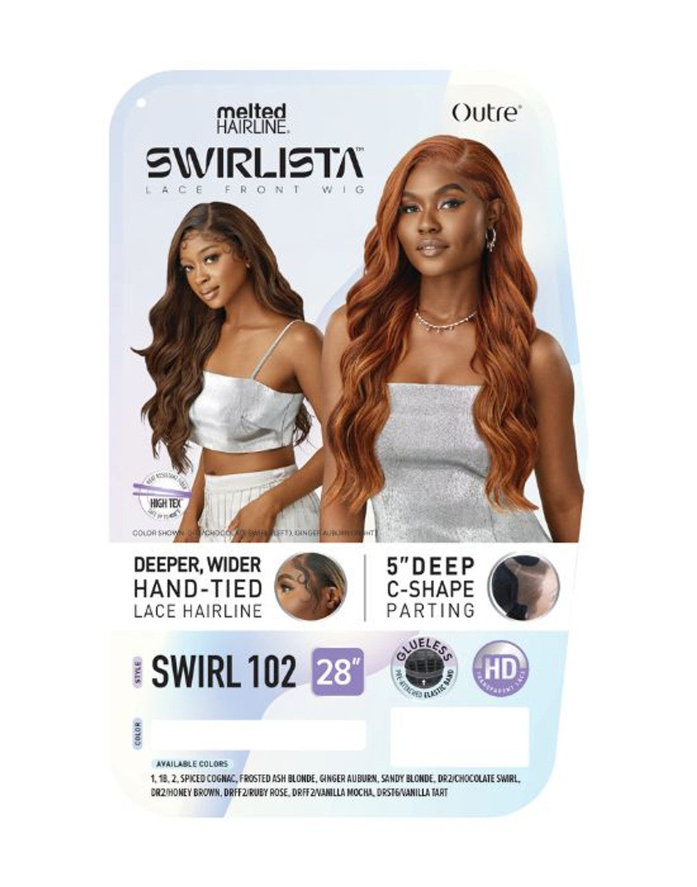 Melted Hairline Swirlista - Swirl 102