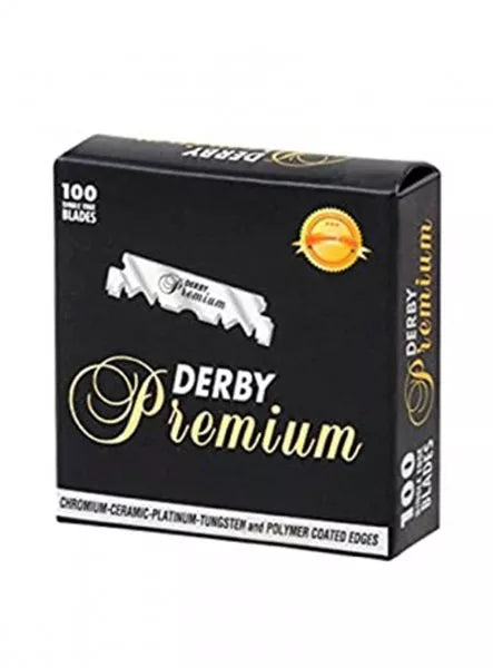 Derby: Premium Single Half Blades *Black* (100's)